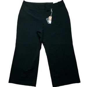 Lane Bryant Womens Pants sz 24 new nwt $60 Black Career Dress Allie Straight x32